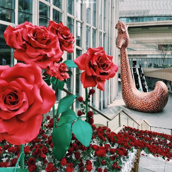 ดอกไม้วันวาเลนไทน์ของวันวาเลนไทน์