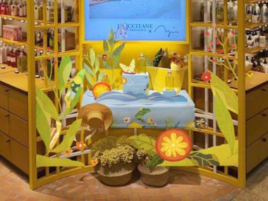 ประติมากรรมกระดาษสำหรับหน้าต่างร้านค้า