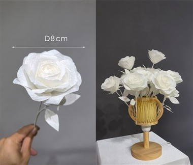 ดอกไม้กระดาษขนาดเล็กสำหรับงานฝีมือ